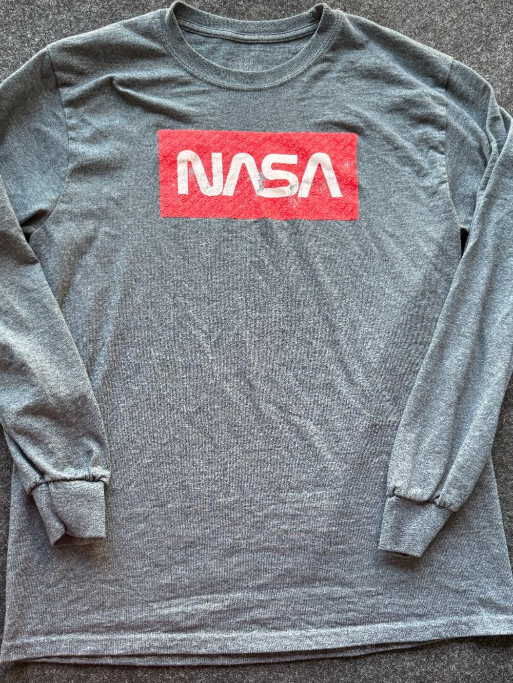 NASA Space Center Houston Long Sleeve Shirt Medium